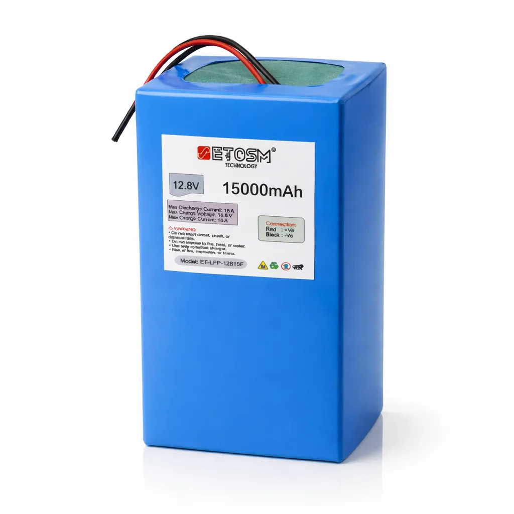 12V 15Ah LFP Battery pack with15A BMS | 3000+ cycle life
