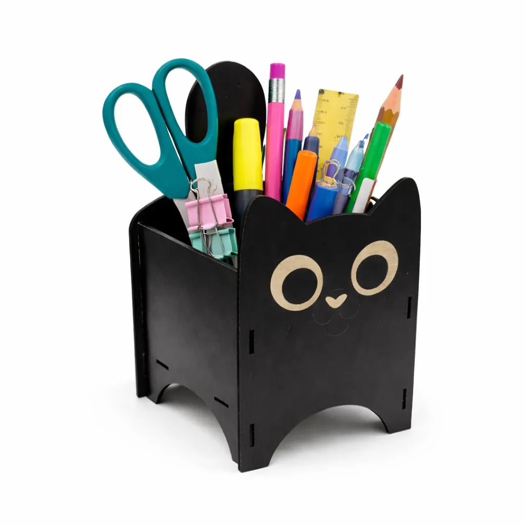 Pen Stand | Multipurpose Wooden Desk Organizer for Pen And Pencil Holder Stand, Office Desk And Study Table