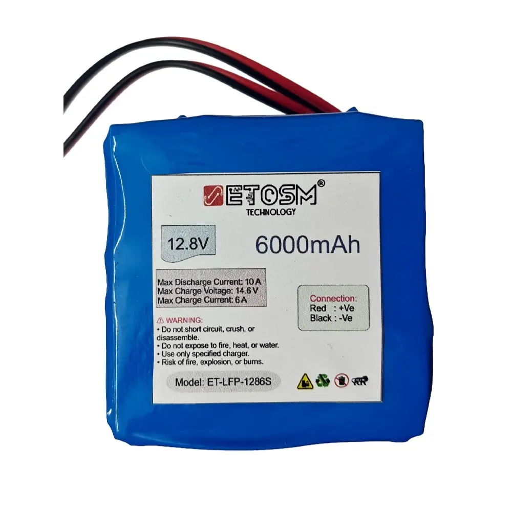 12.8V 6Ah 4S1P Lifepo4 Battery pack