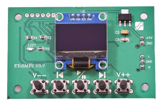 [SM0225] EtosmBT v0.9 – ESP32 Bluetooth Audio Receiver with PCM5102 DAC 